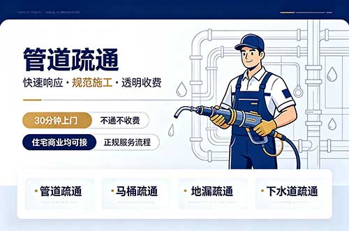石家庄管道疏通